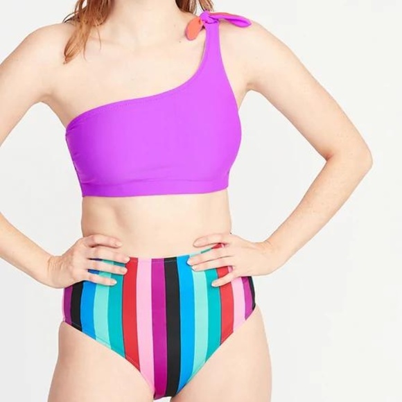 Old Navy One-Shoulder Swim Top for Women New - Picture 2 of 2
